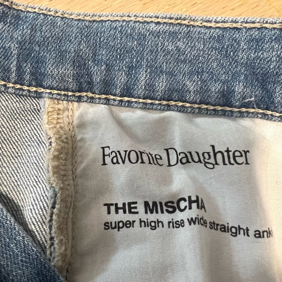 FAVORITE DAUGHTER THE MISCHA SUPER HIGH RISE WIDE STRAIGHT - Picture 6 of 12